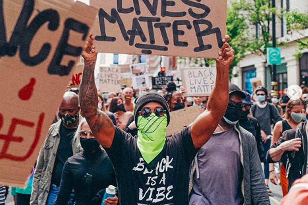 Black Lives Matter: F1 Champion Lewis Hamilton Attends Peaceful Protest In London