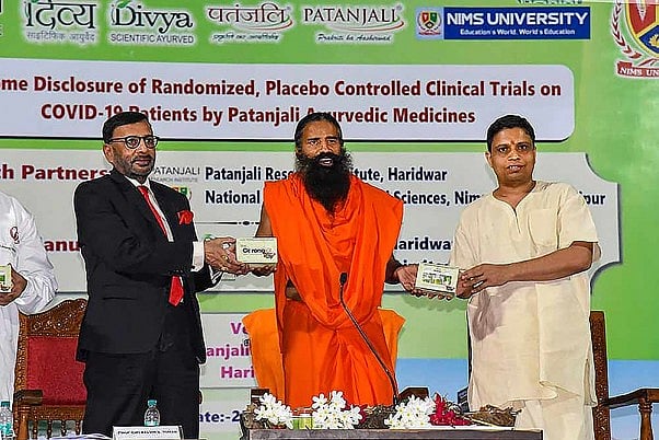 ‘Good That Ramdev Gave Medicine To Country’: AYUSH Minister On Patanjali’s Covid Drug Claims