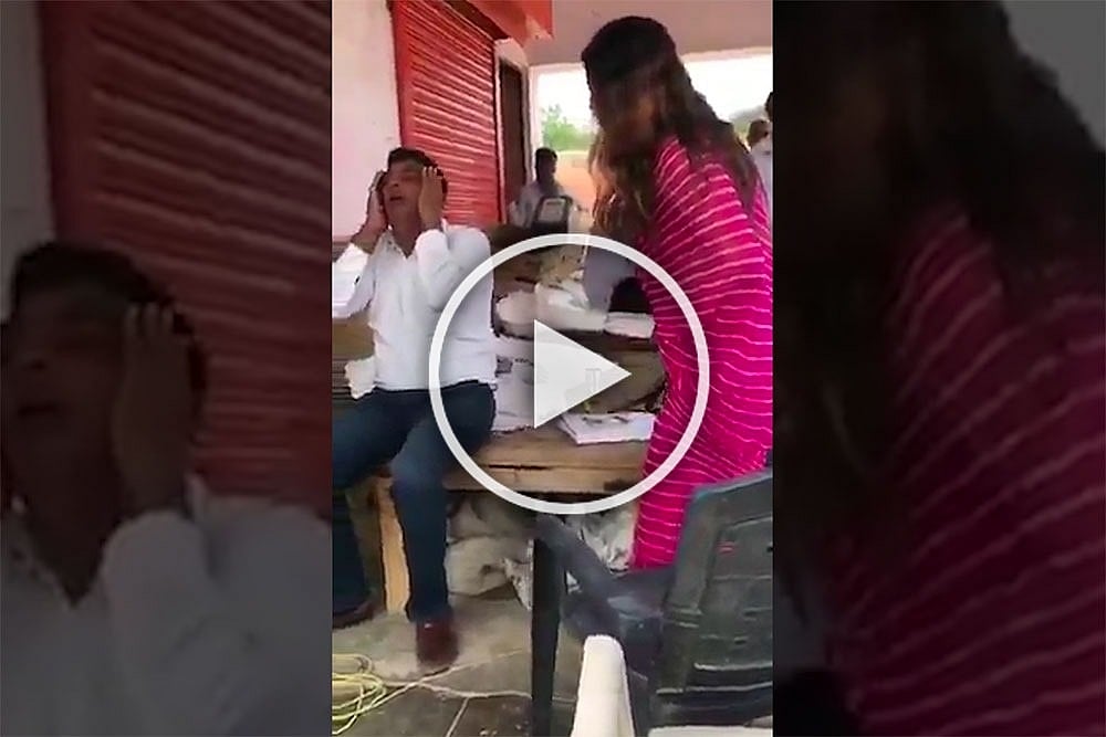 Watch: TikTok Star-turned BJP Leader Sonali Phogat Beats Official With Slippers