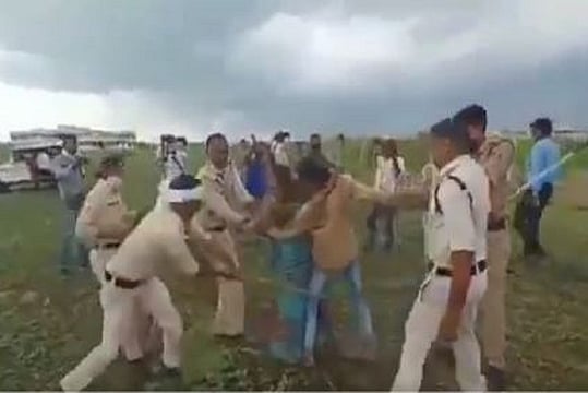 Controversy Erupts Over Video Of MP Police Beating Dalit Man; SP, Collector Removed