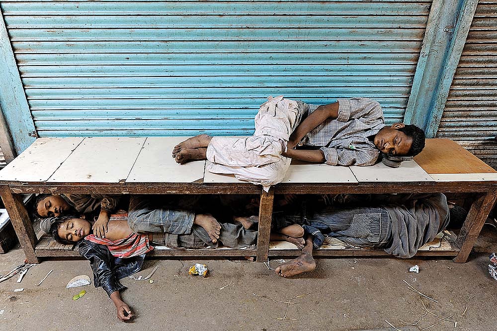 File image : Together, these five countries account for nearly half (48.1 per cent) of the 1.1 billion poor people"