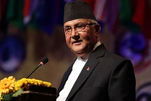 Former Nepal PM K.P. Sharma Oli