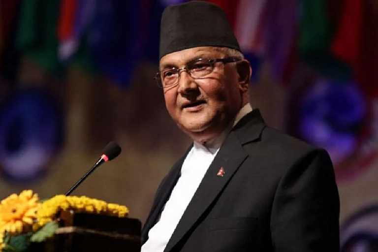 Former Nepal PM K.P. Sharma Oli - null