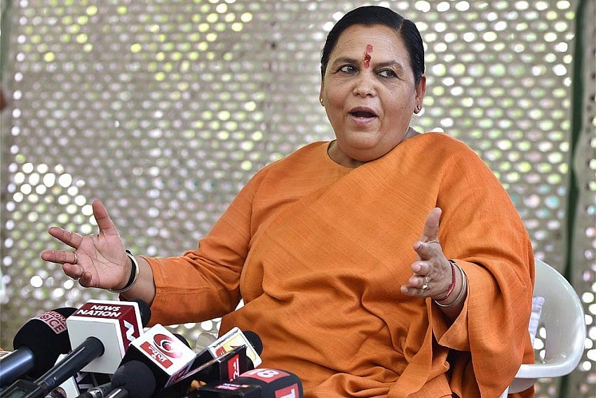 Senior BJP leader Uma Bharti