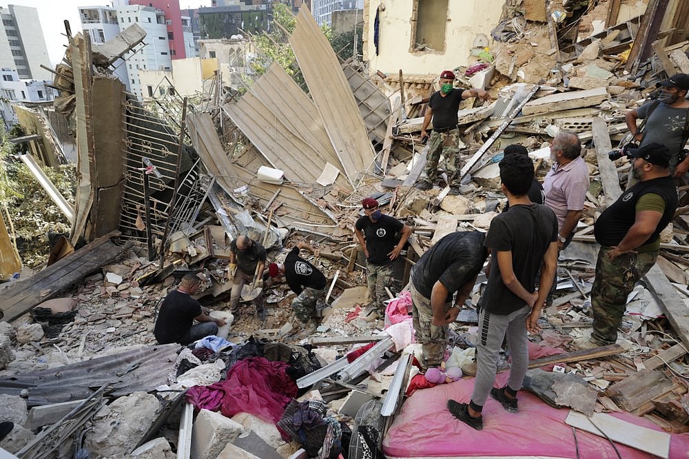 In Pictures: Lebanese Confront Devastation After Massive Beirut Explosion