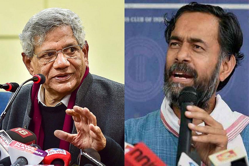Sitaram Yechury, Yogendra Yadav Not Named As Co-conspirators In Delhi Riots, Say Police In Rebuttal