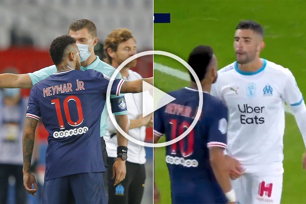 Alvaro Hits Back At Neymar, Denies Racism Accusations After Marseille's Win Over PSG - WATCH