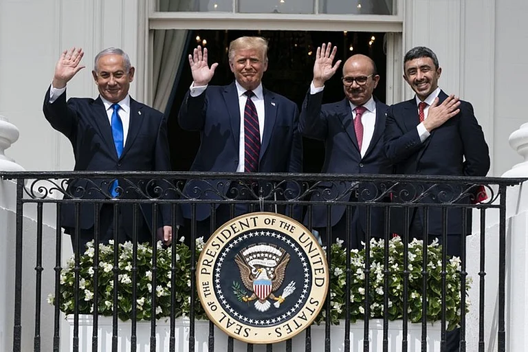 Trump and Netanyahu - null