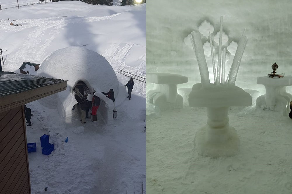 India’s First Igloo Cafe Comes Up In Gulmarg; Check Pics