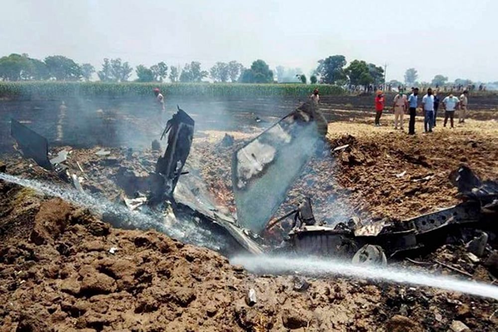 Indian Air Force's MiG-21 Aircraft Crashes In Rajasthan, Pilot Safe