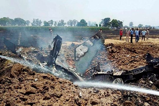 Indian Air Force's MiG-21 Aircraft Crashes In Rajasthan, Pilot Safe