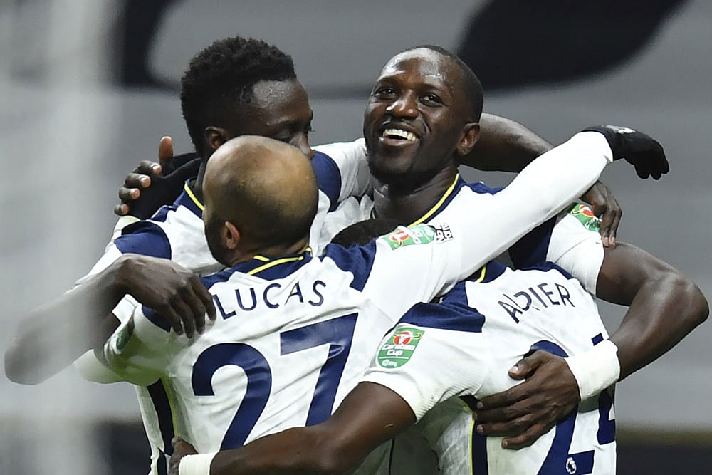 Tottenham 2-0 Brentford: Moussa Sissoko, Son Heung-min Fire Jose Mourinho's Men To EFL Cup Final
