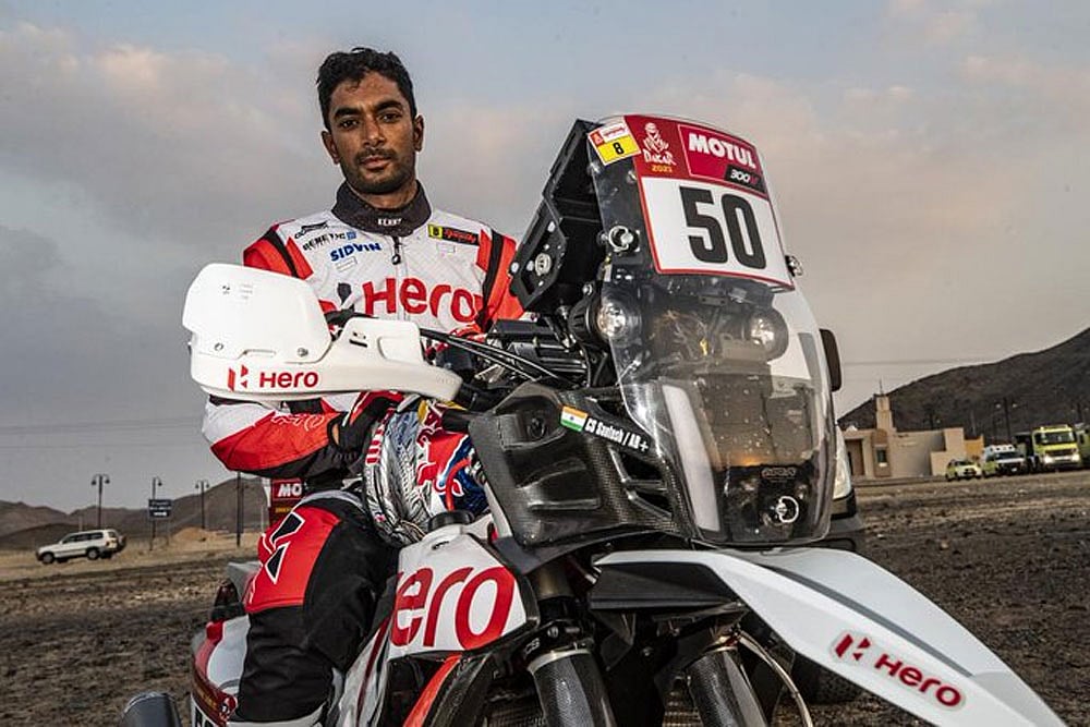 Indian Rider CS Santosh In Medically-induced Coma After Suffering Horrific Dakar Rally Crash