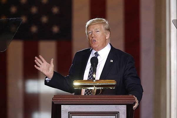 File photo : Trump set to become president of the USA on January 20. 