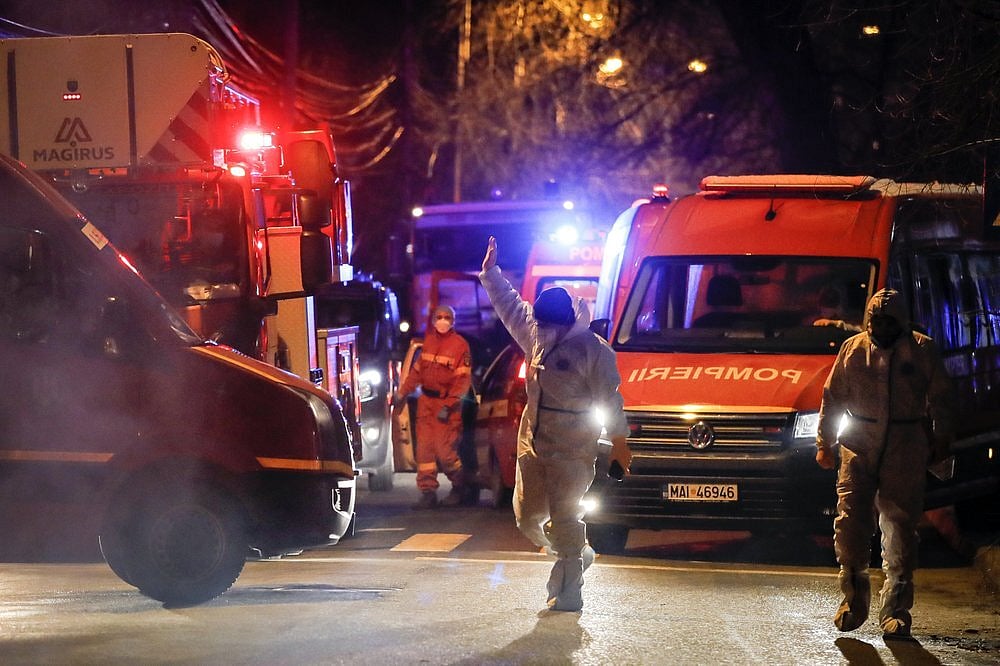 Fire In Romanian Hospital Kills At Least 9 People