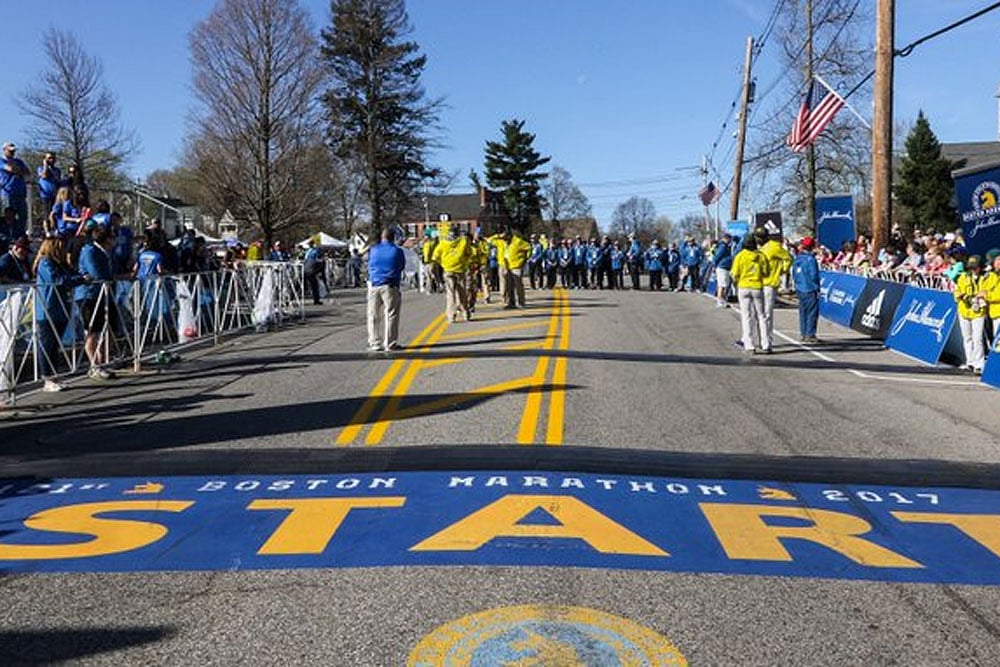 Boston Marathon Set To Begin After Coronavirus Pandemic Hiatus