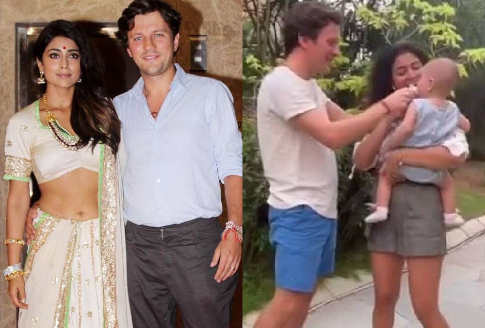 Shriya Saran With Baby Girl