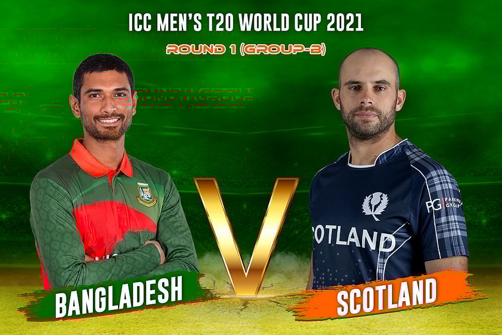 BAN Vs SCO, ICC T20 World Cup 2021: Scotland Stun Bangladesh By 6 Runs - Highlights