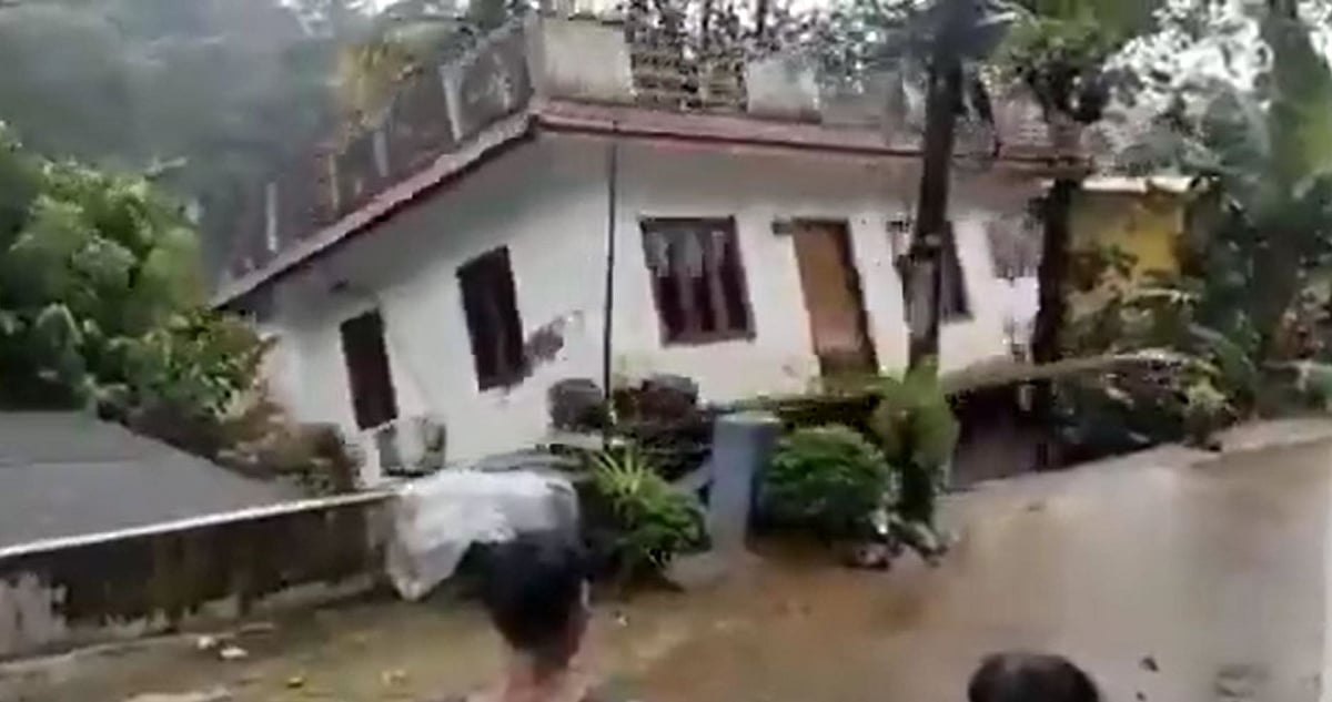 WATCH: House In Kerala Collapses As Flash Floods Wreak Havoc
