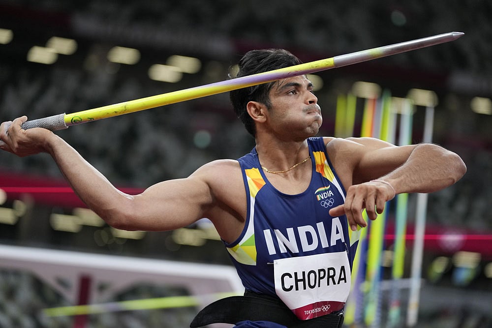 Neeraj Chopra Woos Fans With His Javelin Throw Skills, Underwater - WATCH