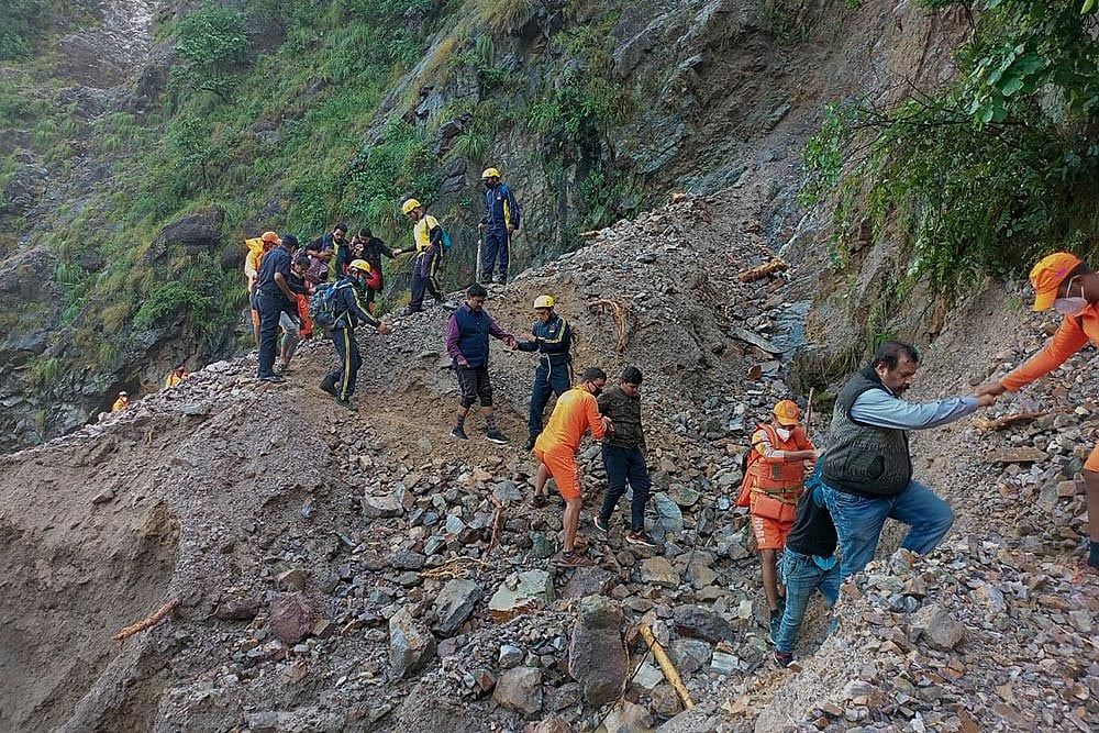 LIVE: Uttarakhand Floods | Amit Shah Conducts Aerial Survey Of Rain-Hit Areas, Rescue Operations Underway