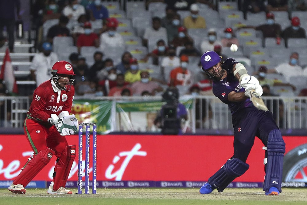OMN Vs SCO, T20 World Cup 2021: Scotland Maul Oman To Join Bangladesh In Super 12 - Highlights