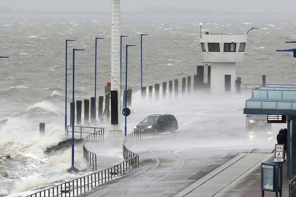 Thousands Of French Homes Left In Dark, Trains Disrupted As Storm Sweeps Across Europe