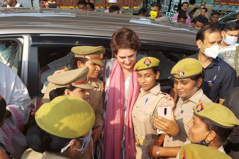 'Punish Me, Not Them': Priyanka Gandhi After UP Police Threaten Action Against Cops Who Took Selfie With Her