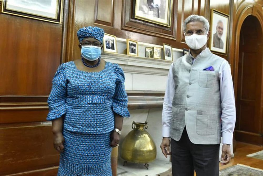 EAM S Jaishankar Meets WTO Director, Vice President European Commission