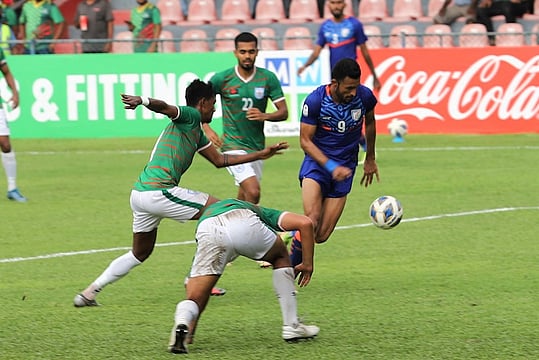 SAFF Football Championship: Sunil Chhetri Strike Not Enough As 10-man Bangladesh Hold India