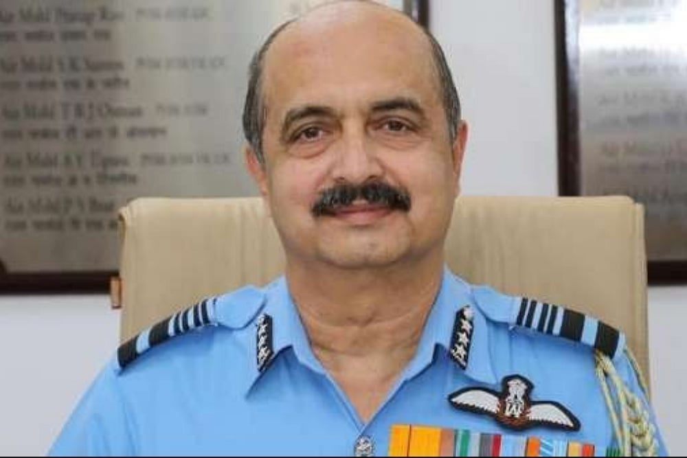 Air Chief Marshal Vivek Ram Chaudhari.(Image: Twitter)