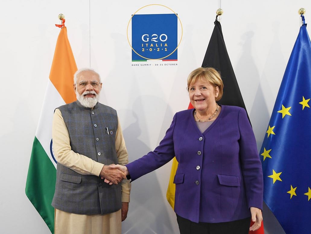 PM Modi Meets German Chancellor Angela Merkel On Sidelines of G20 Summit