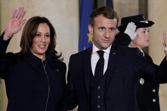 Kamala Harris, Emmanuel Macron Push For Global Effort Against Inequality