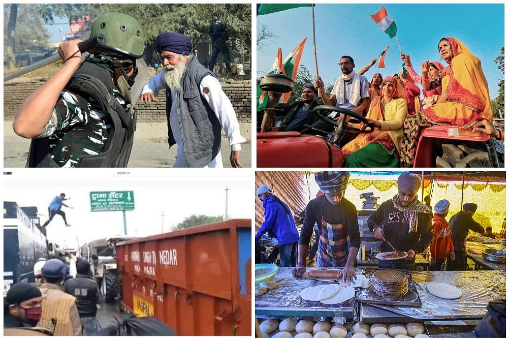 Of Concertina Wires And Protest Songs: Iconic Moments From Farmer Agitation That Shook India