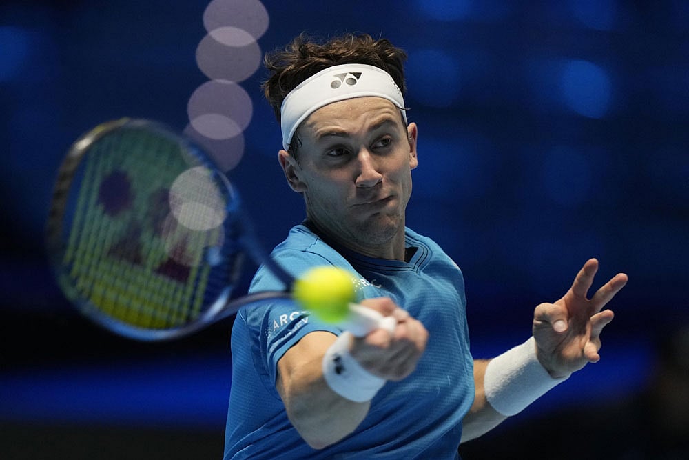 Casper Ruud lost 6-4, 7-6 (2) to Cristian Garin of Chile who is ranked 97 in the world.