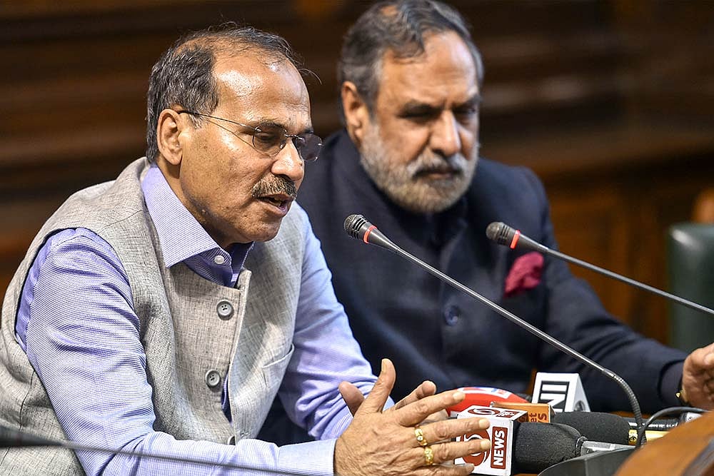 Adhir Ranjan Chowdhury Hits Back At Manish Tewari's Remarks On UPA Government