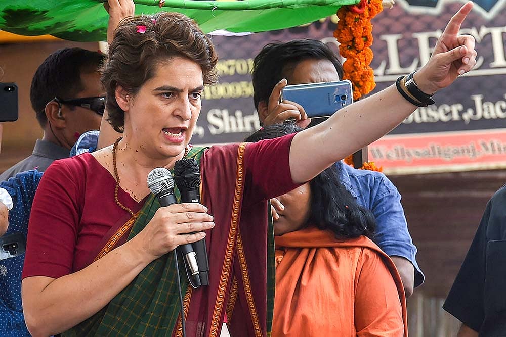 Priyanka Takes Jibe At PM Modi Over Not Waiving Off Farmers’ Debt