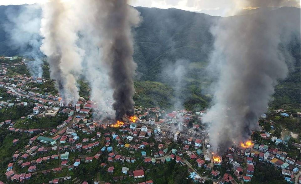 37,000 People Displaced In Northwestern Myanmar, Many Have Fled To India: United Nations