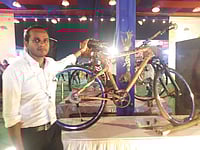 Meet 'Bambooka', A Bicycle-Turned-Bamboo Two Wheeler Designed To Save Dying Tribal Art Forms Of Chhattisgarh