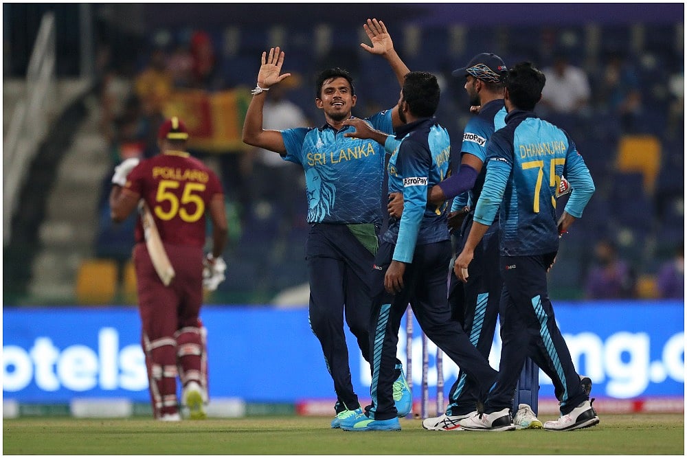 SL Vs WI: All-Round Sri Lanka Extend West Indies Misery In T20 World Cup - Highlights