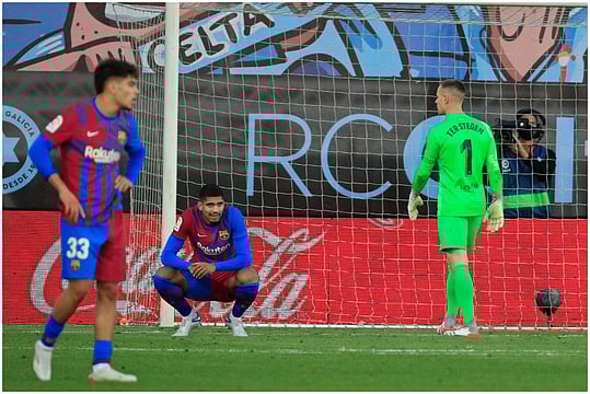 Barcelona Squander Lead Against Celta Vigo In 3-3 La Liga Draw