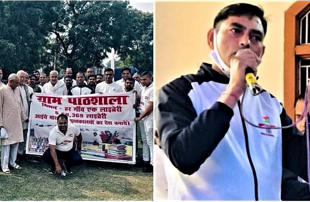 Evangelist Cop: Ganauli’s Lal Bahar Has Helped To Launch 200 Village Libraries In 15 Months