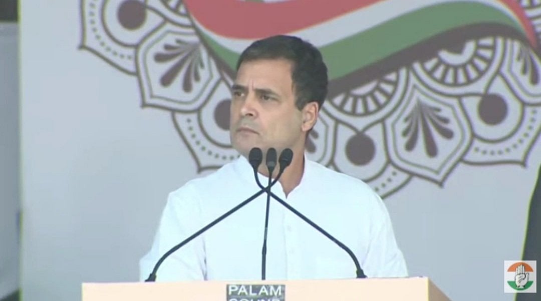 India Is For Hindus, Not Hindutvadis Says Rahul Gandhi At 'Mahangai Hatao' Rally