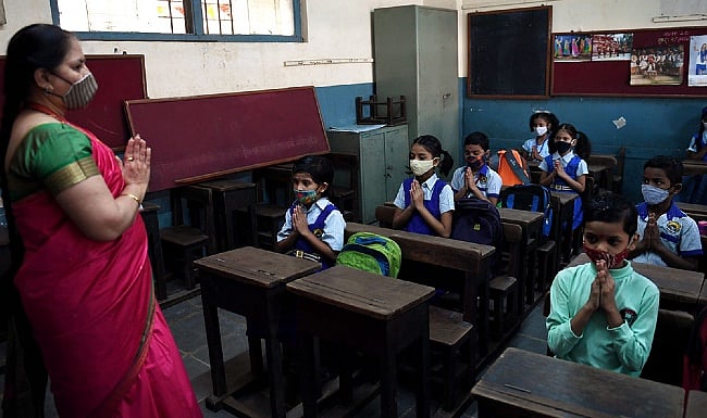 File Photo : Schools reopen in Kerala; 2.44 lakh registered for class 1|
