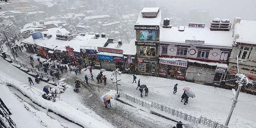 Intense cold wave conditions in Himachal Pradesh