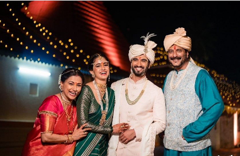 Milind Gunaji's Son Abhishek Gunaji Ties The Knot With Radha Patil