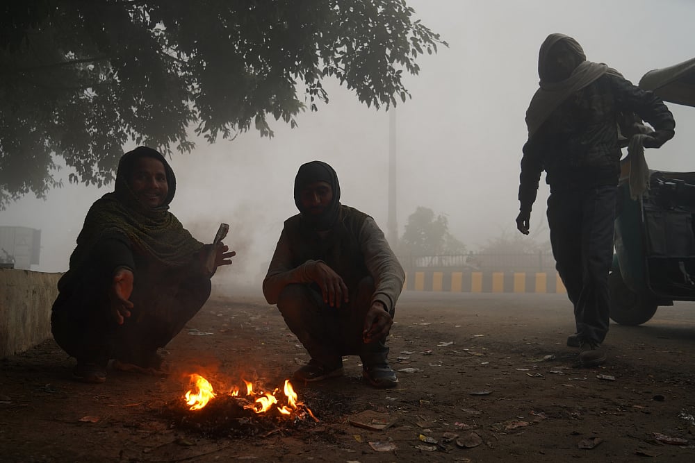 Cold Wave Grips North India: Dal Lake Freezes In J&K And Sub-Zero Nights In Rajasthan