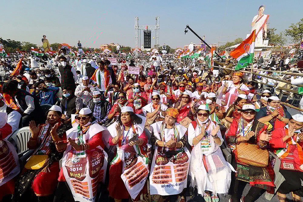 Cong Wins 278 Panchayat Samiti Seats, BJP 165 In Polls In 4 Rajasthan Districts