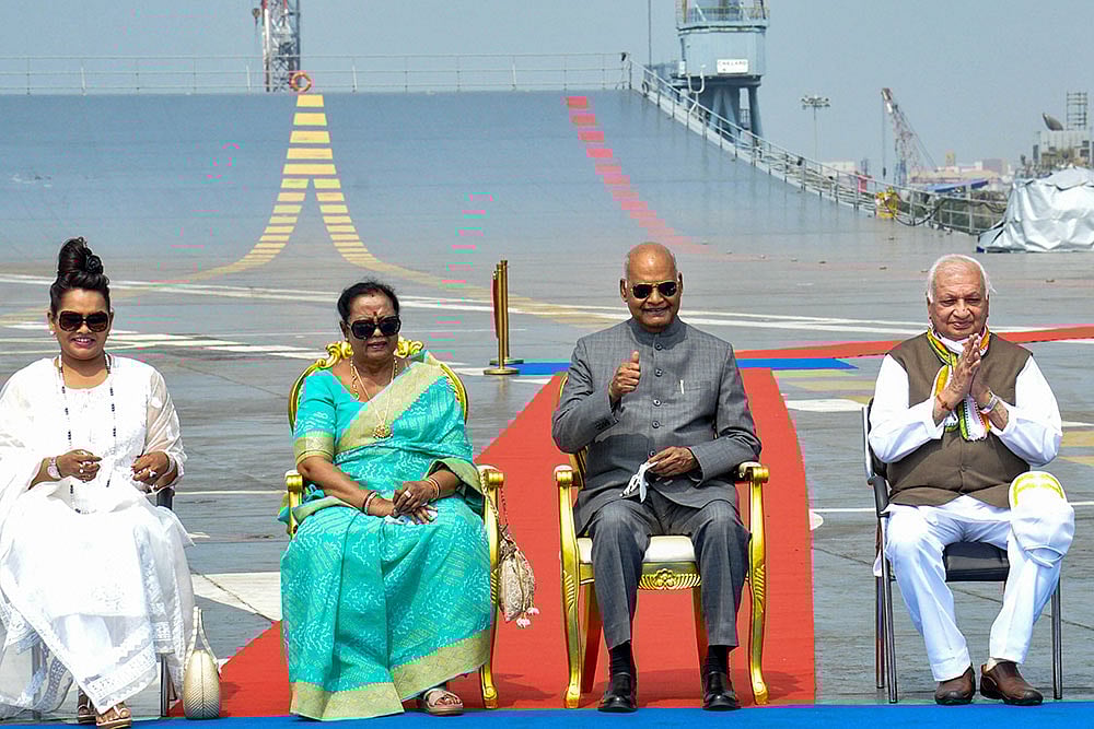 President Ram Nath Kovind Witnesses India's Maritime Prowess In Naval Operation Demo