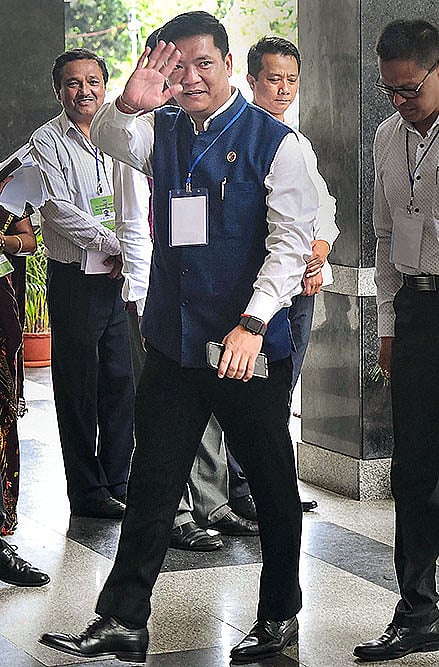 Pema Khandu, Chief Minister of Arunachal Pradesh.